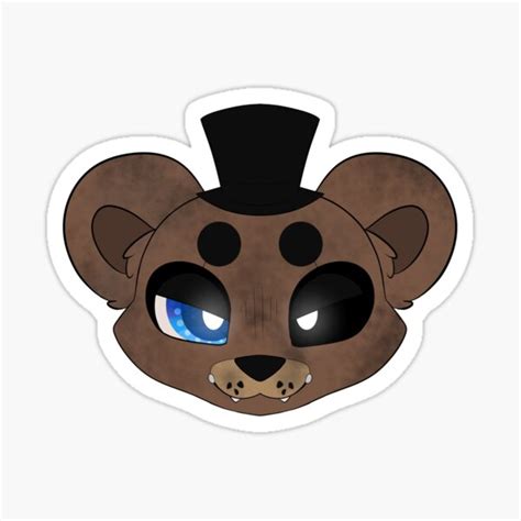 Withered Freddy Chibi Face Sticker For Sale By Shadebatsu Redbubble