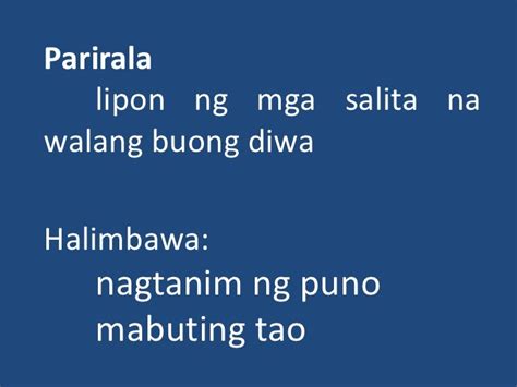 Ano Ang Ibig Sabihin Ng Parirala Sugnay At Pangungusap Upang Saan