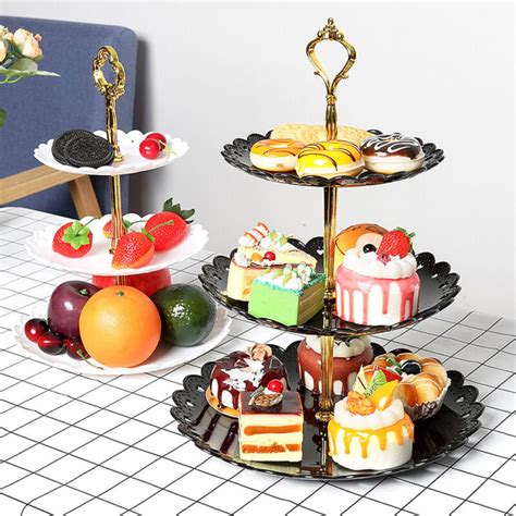 3 Tiers Cupcake Stand Cake Dessert Wedding Event Party Display Tower