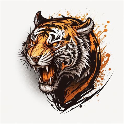 Premium Photo Cool Tiger Logo Vector Illustration