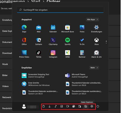 Windows 11 Ordner Zum Startmenü Hinzufügen Pctippch