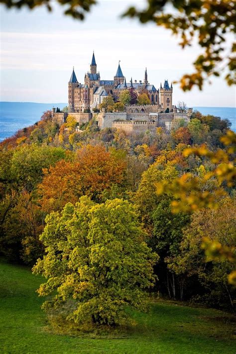 Autumn Hohenzollern Castle South Of Stuttgart Germany Hohenzollern