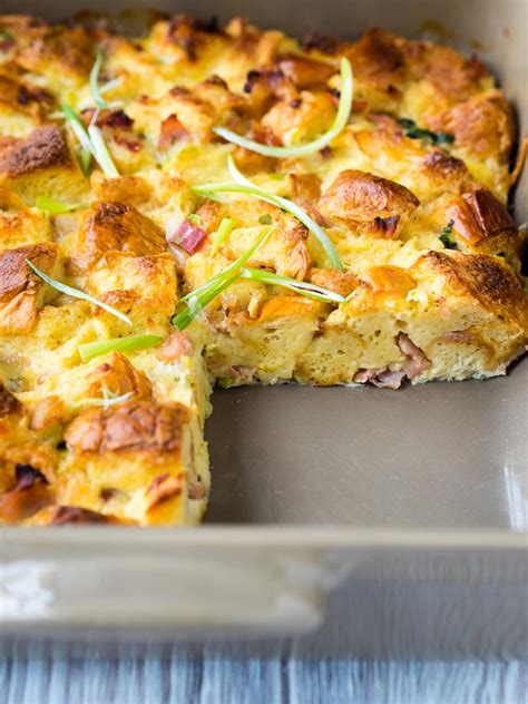 Breakfast Casserole Made With Bread The Night Before Bread Poster