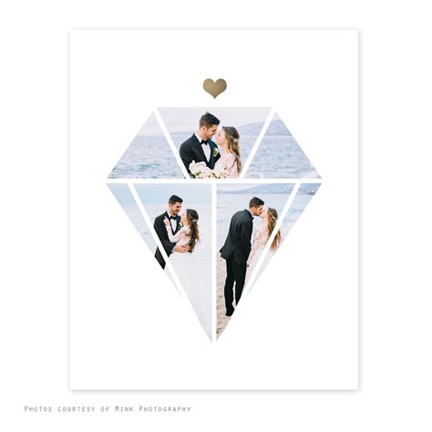 Wedding Diamond Shape Collage Squijoo Com
