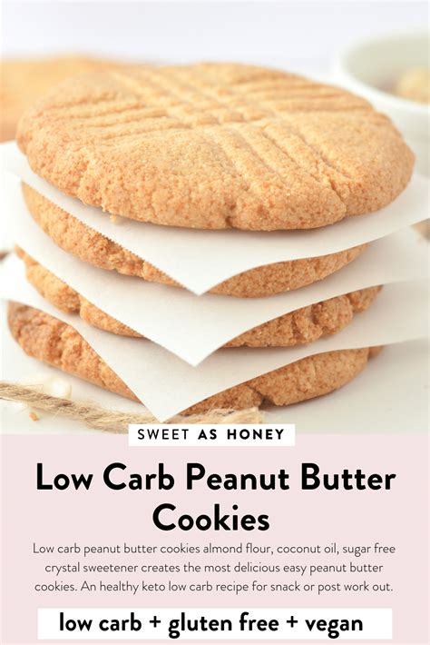 Cleaning up keto cookies with almond flour. LOW CARB PEANUT BUTTER COOKIES Almond Flour Easy Healthy ...