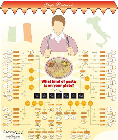 Pasta Shapes Infographic Different Kinds Of Pasta Explained