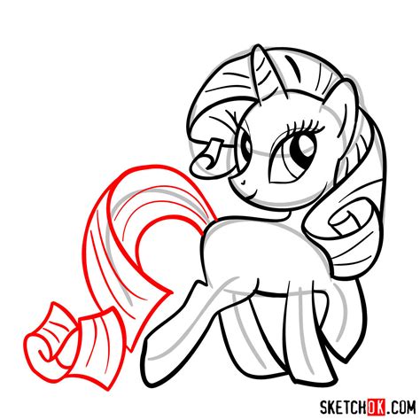 How To Draw Rarity From My Little Pony In 13 Easy Steps