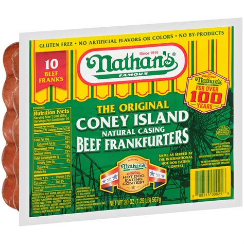 Nathan S Famous Skinless Beef Franks Ubicaciondepersonas Cdmx Gob Mx