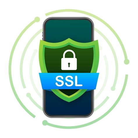 Secure Internet Connection Ssl Icon Ssl Safe Guard Vector Stock