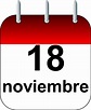 Que se celebra el 18 de noviembre - Calendario