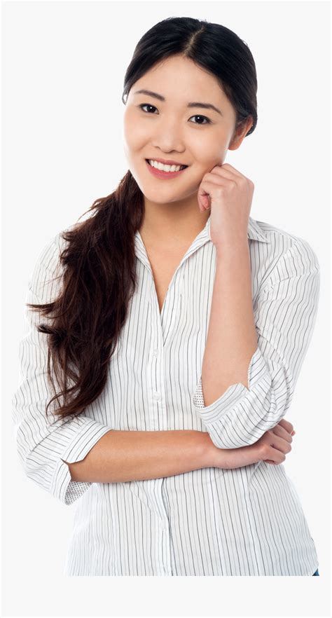Cute Girl Asian Woman Smiling Png Transparent Png Kindpng