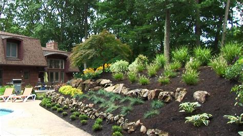 See our front lawn landscaping ideas come to life through before and after photos along with a landscape plant guide to help you front lawn landscaping ideas. Rock Landscaping Ideas | DIY