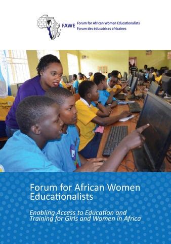 About Fawe By Forum For African Women Educationalists Forum Des