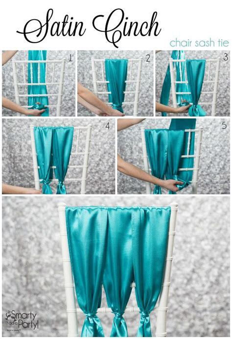 Is it really as simple as i think it is? 20 Creative DIY Wedding Chair Ideas With Satin Sash ...