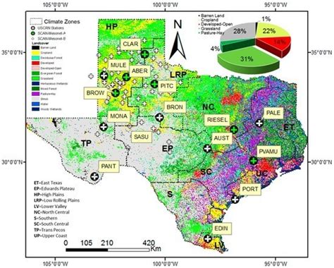 Map Texas Climate Region College Of Agriculture Food And Natural