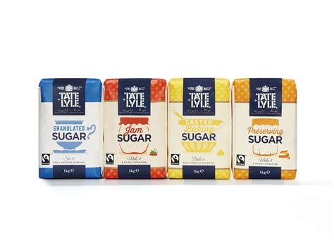 Tate And Lyles Sugar Range Rebrand On Packaging Of The World Creative