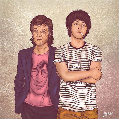 Wiki 🔗 lyrics 🔗 paul mccartney. old/young Paul McCartney drawing : beatles
