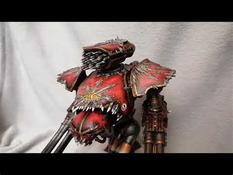 Warhammer Legio Mortis Chaos Reaver Titan Forgeworld YouTube