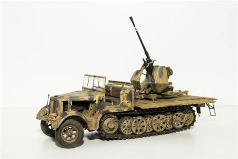 How many centimeters is 1.32 inches.? Trumpeter 1/35 Sd.Kfz.7/2 3.7 cm Flak 37 Selbstfahrlafette ...