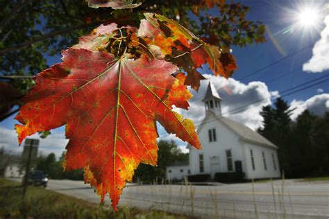 Spectacular Autumn Foliage Is Forecast For New England