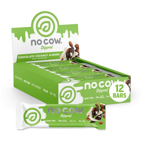Buy No Cow Dipped High Protein Bars Chocolate Coconut Almond G