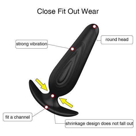 Germany Anal Vibrator Wireless Remote Control Silicone Butt Plug For