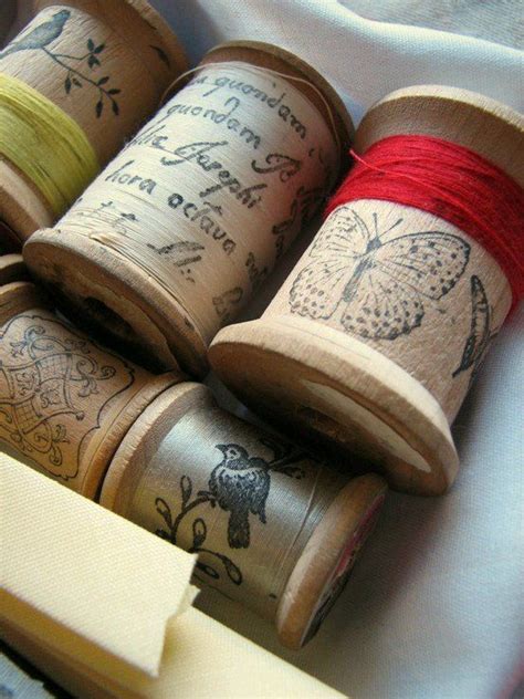 Upcycled New Ways With Old Wooden Thread Spools Thread Spools