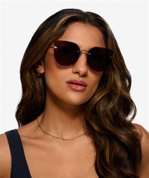 Toyah Cat Eye Silver Frame Sunglasses For Women Eyebuydirect Canada