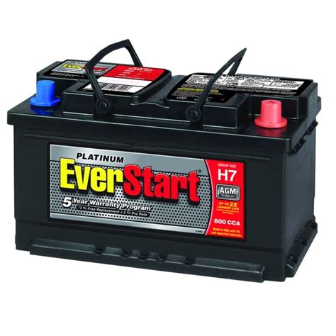 Everstart Platinum Agm Battery Group Size H7