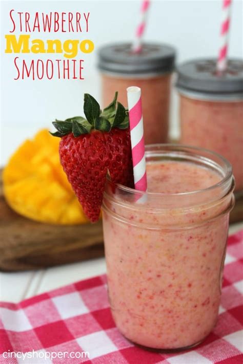 Strawberry Mango Smoothie Recipe Cincyshopper