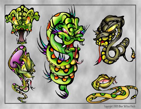 Snakes Tattoo Flash By Beejaydel On Deviantart