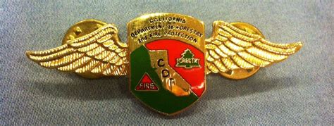 California Department Forestry And Fire Protection Collector Badge 2