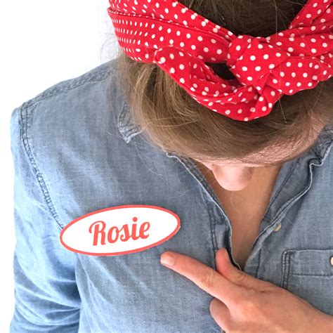 Build your dream costume with super soft basics they'll wear again and again! Last Minute DIY Halloween Costume | Rosie The Riveter | Blog