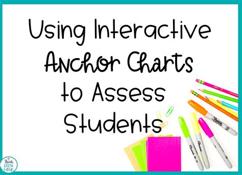 Using Interactive Anchor Charts To Assess Students Think Grow Giggle
