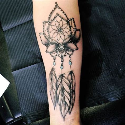 Lotus Flower Dream Catcher Tattoo Designs Tattoo Ideas For Women