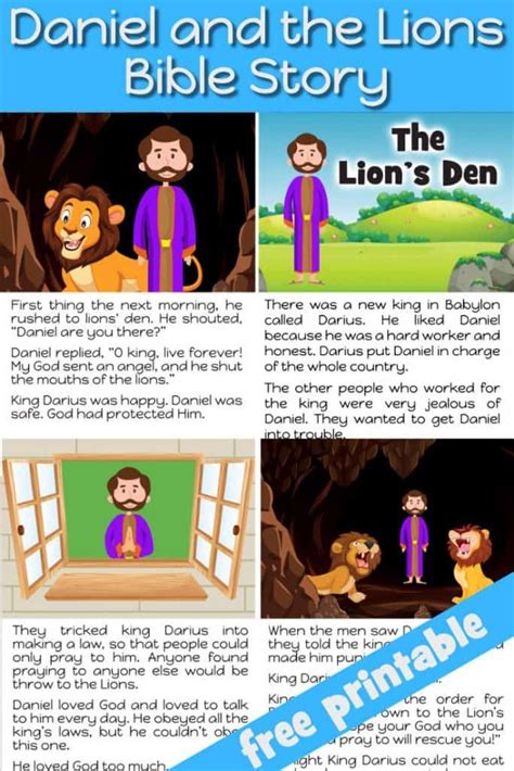 Daniel And The Lions Den Bible Lesson For Kids Trueway Kids