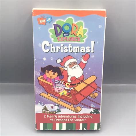 Dora The Explorer Christmas Vhs Tape A Present For Santa Bonus