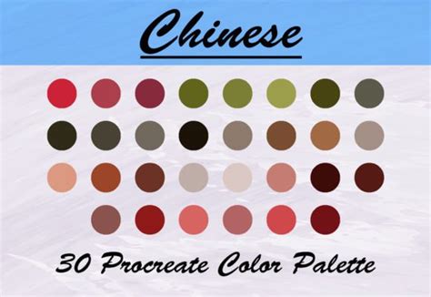 1 Chinese Color Palette Designs And Graphics