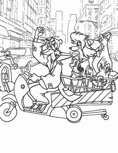 Oliver Company Coloring Pages Coloringpages1001
