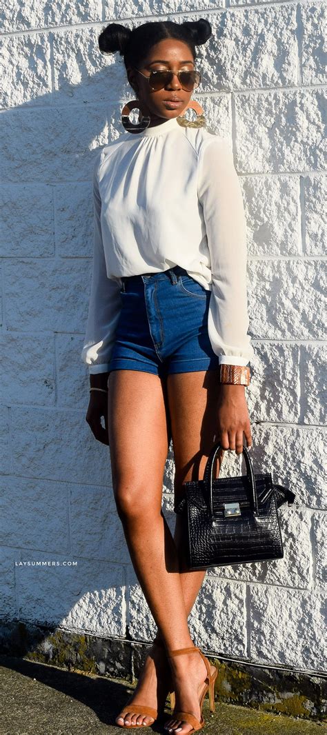3 Quick Easy Tips For Wearing High Waisted Shorts LAY SUMMERS