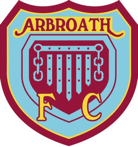 Arbroath Football Club Scotland Escudos De Futebol Futebol Escudo