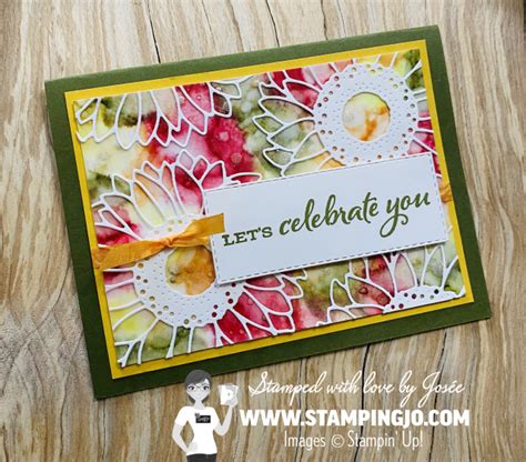 Lets Celebrate You Hand Stamped Cards With Josee Smuck Stampin Up