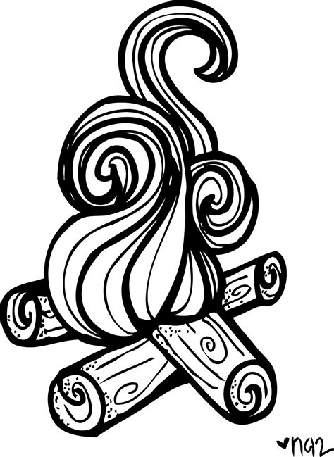Smore Clipart Black And White Christmas