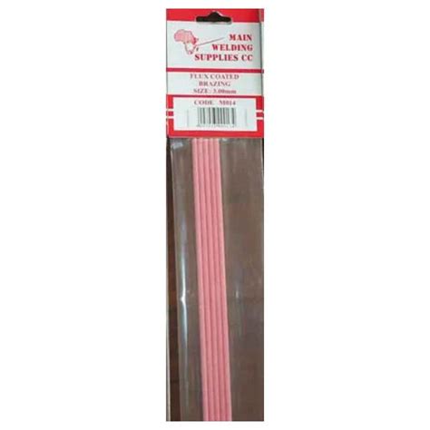 Flux Coated Brazing Rods 02x500mm 5 100106 The Nut Hut