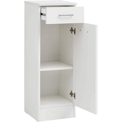 Wäscheschränke bieten mehr als nur stauraum: 142097 LORENZ weiß Badschrank Wäscheschrank Badezimmer ...