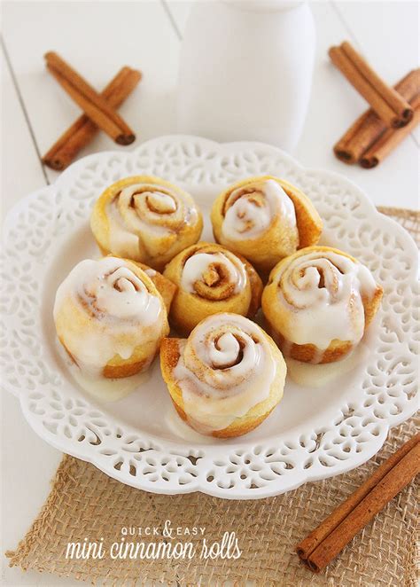 Quick And Easy Mini Cinnamon Rolls The Comfort Of Cooking