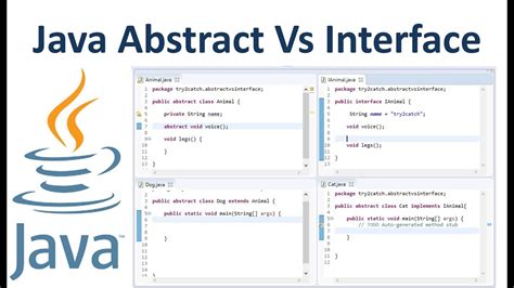 java abstract class  interface youtube