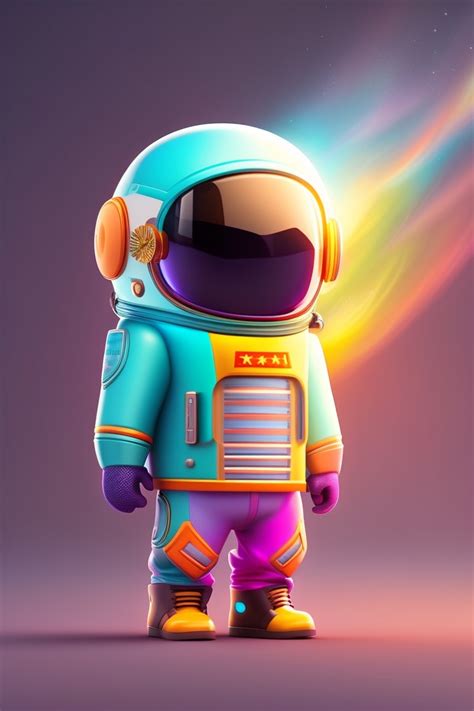 Lexica Colorcomiccharacters Super Cool Astronaut Popular Ip Image