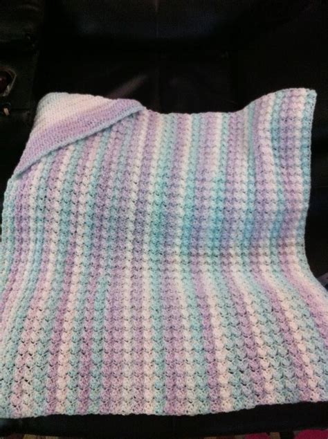 Not My Nanas Crochet Crochet Hooded Baby Blanket Free Pattern