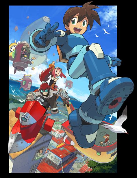 Promotional Illustration Mega Man Legends Art Gallery